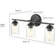 Moven 3 Light 22 inch Modern Gold Vanity Light Wall Light